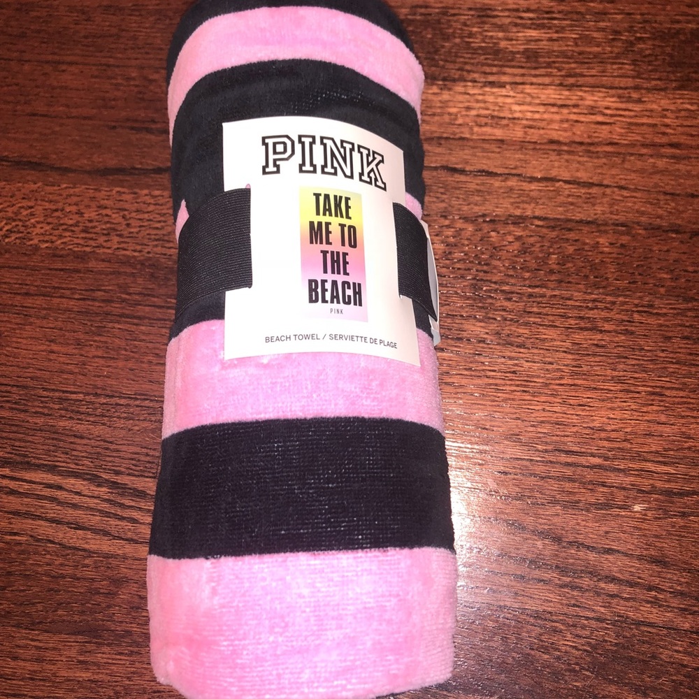 NEW PINK beach towel